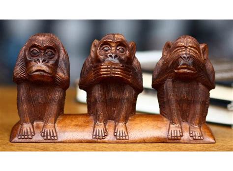 World Menagerie Soloway Wise Monkeys Figurine Reviews Wayfair