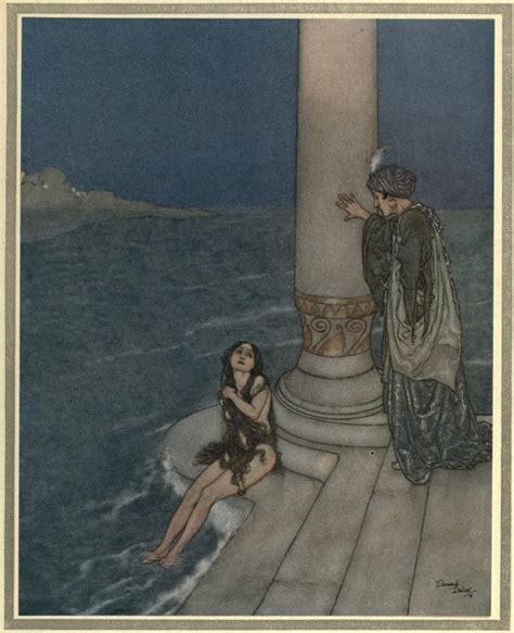 The Mermaid Illustration By Edmund Dulac The Prince Asked Who She Was
