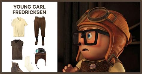 Dress Like Young Carl Fredricksen Costume Halloween And Cosplay Guides