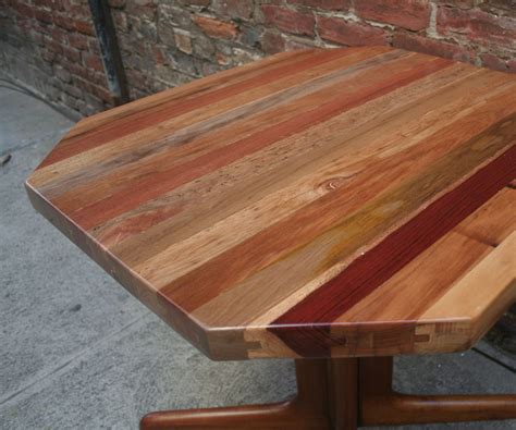 Factory finished on all sides and arrives at your job site ready to install How to Make a Reclaimed Tongue & Groove Table Top ...