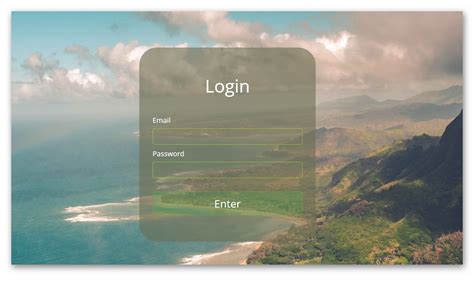 Transparent Login Form In Html Css Login Form With Transparent Images