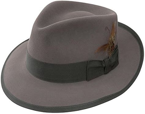 Stetson Mens Whippet Royal Deluxe Fur Felt Hat Caribou 7