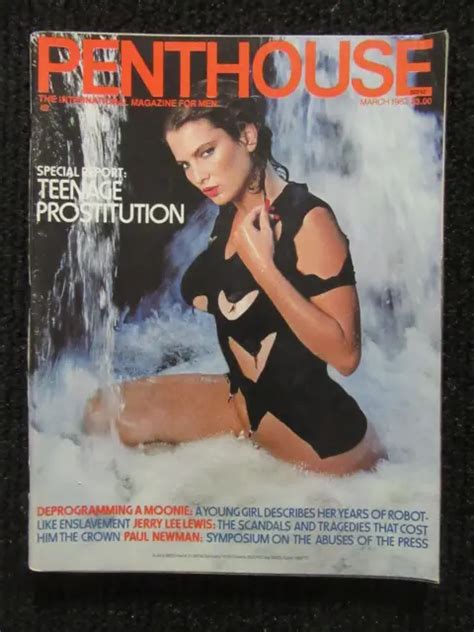 Vintage Penthouse Magazine March Nicer Grade Tight Glossy Book