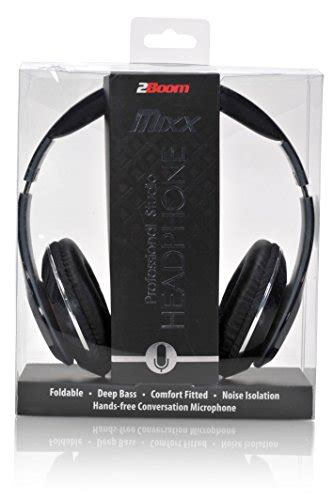 2boom Mixx Professional Over Ear Studio Foldable Digital Stereo Bass