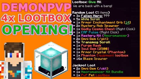 Demonpvp Opening 4 Lootboxes Op Youtube