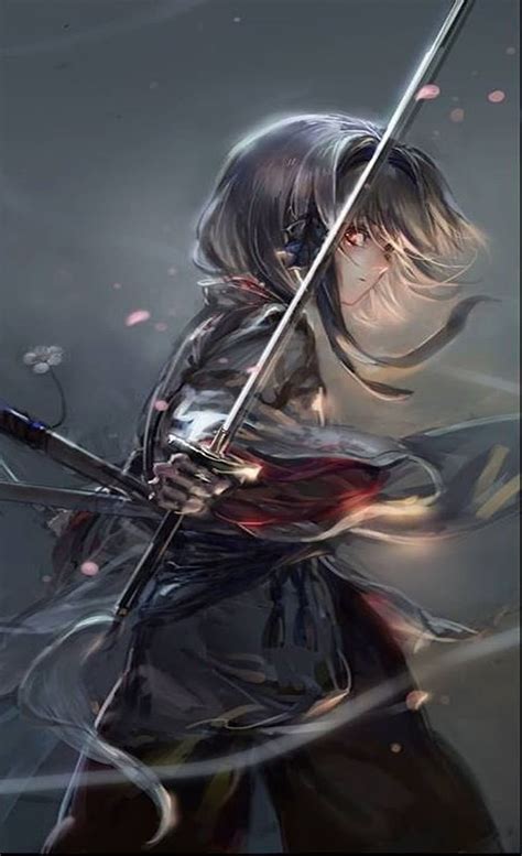 Anime Warrior Girl Sword