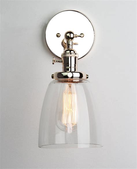 A practical light for use in a bathroom, hallway or workspace, this wall sconce offers bright illumination where you need it most. Permo Industrial Edison Antique Single Sconce With Oval ...