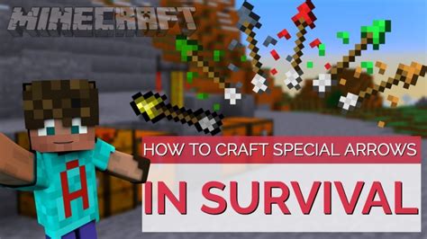 How To Make Tipped Arrows In Minecraft Survival Easy Survival Tutorial