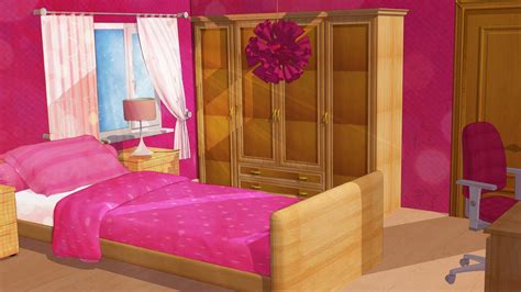 Hd wallpapers and background images. Anime Style Background - Girl Bedroom by FireSnake666 on DeviantArt