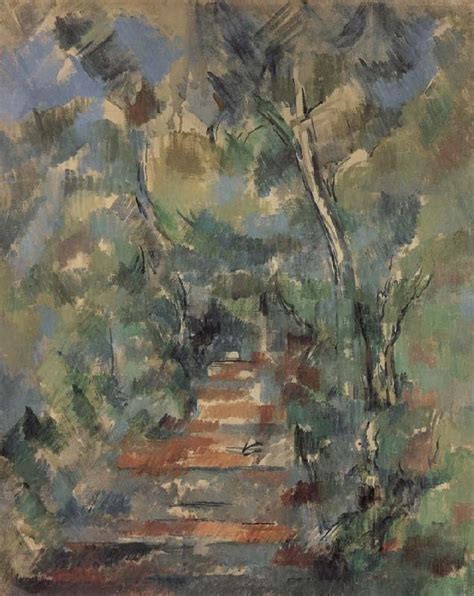 Forest Scene Paul Cezanne Malmo Sweden Oil Painting Reproductions 50200