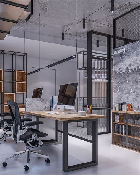Industrial Office Studio Behance