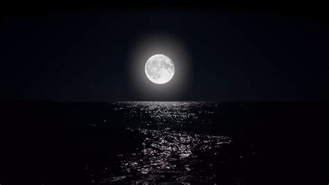 Big Full Moon At Night Reflecting On Water Stock Footage Sbv 338108645 Storyblocks