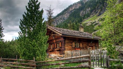 44 3d Log Cabin Wallpaper On Wallpapersafari