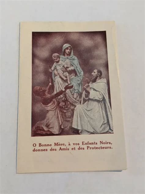 Vintage Antique Prayer Holy Card Booklet Notre Dame Dafrique A174