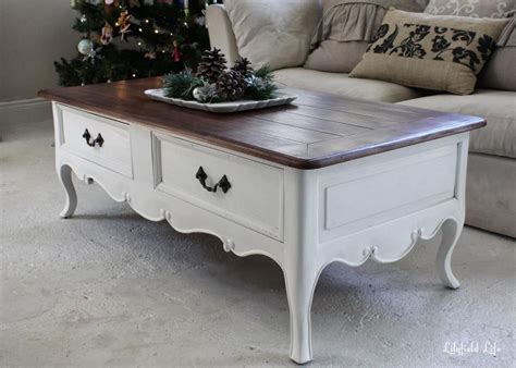 2018 White Painted Coffee Table Best Spray Paint For Wood Furniture