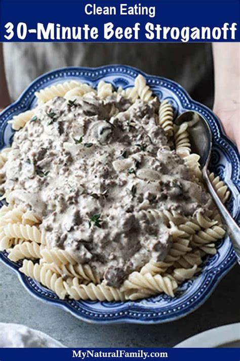 1 tsp freshly ground pepper. One Pot Ground Beef Stroganoff Recipe Without Cream of ...