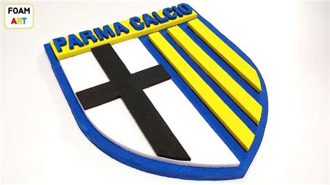Parma Calcio 1913 Logomark Emblem Parma Fc Foam Art Youtube