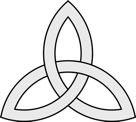 Download Triquetra Trinity Symbol Simple Celtic Love Knot Full Size