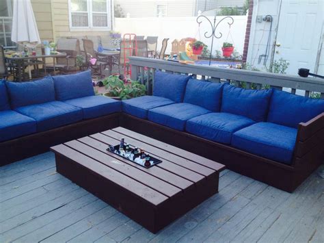 You wouldn't go for purchasing one again! Pallet style outdoor platform sectional (variation) with ...