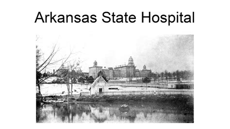 Arkansas State Hospital YouTube