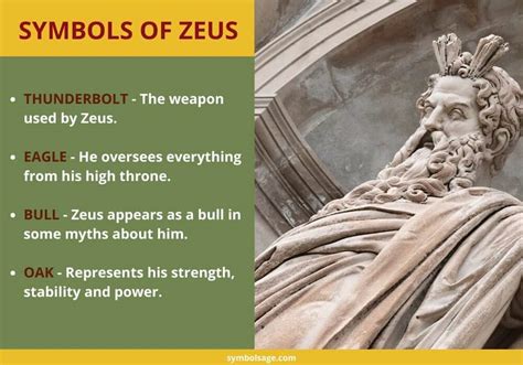 Zeus The King Of Gods And Mortals Symbol Sage
