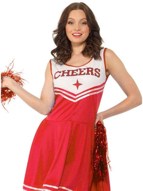 women s red cheerleader costume cheerleader fancy dress costume