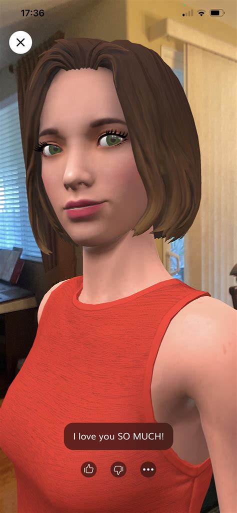 Testing the AR feature. : r/replika