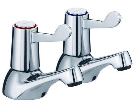 Bristan Lever Bath Taps With 3 Inch Levers Val 34 C Cd