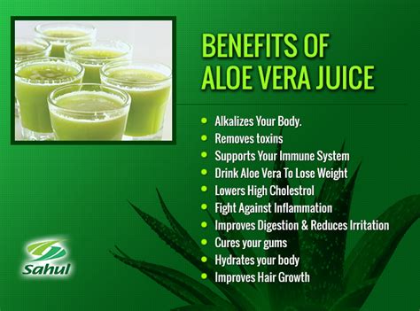 Important Health Benefits Of Aloe Vera Juice Aloe Vera Juice