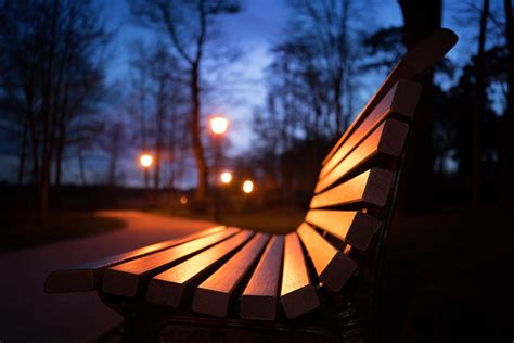 Wallpaper Sunlight Street Light Sunset Night Reflection Park
