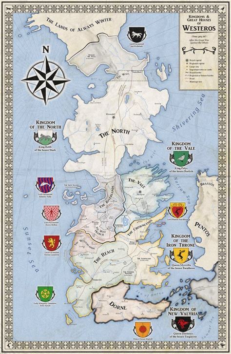 Alternative Map Of Westeros Game Of Thrones By Zalringda On