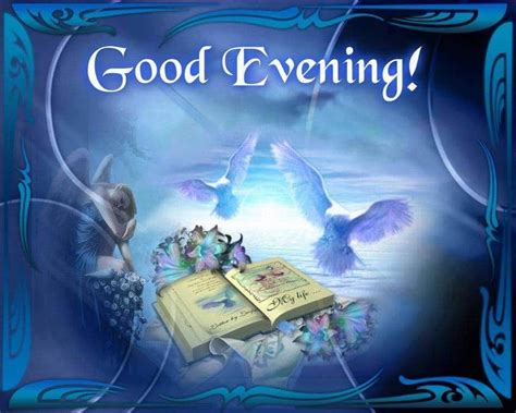 Good Evening Angel And Doves Pictures Photos And Images For Facebook