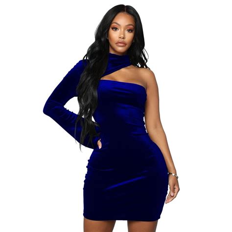 Buy 2019 Plus Size Women Navy Blue Velvet