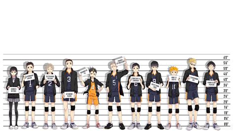 Haikyuu Anime Karasuno Team Volleyball 4k Hd Wallpaper