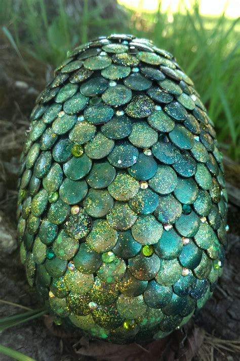 I am so amazed by the finished product that this may be the best diy i have ever done on my chan. Large Green Jeweled Dragon Egg 5 inches