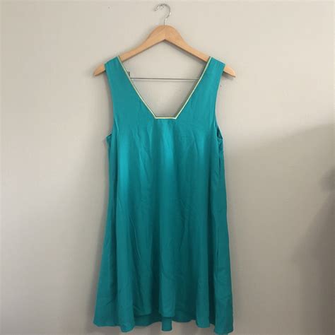 Nwot Lilly Pulitzer Agate Green Owen Trapeze Dress Size Small Ebay