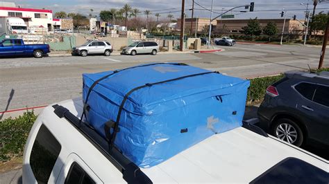 Waterproof Cargo Bag Heavy Duty Tarpaulin Suv Roof Rack Bag Car Top