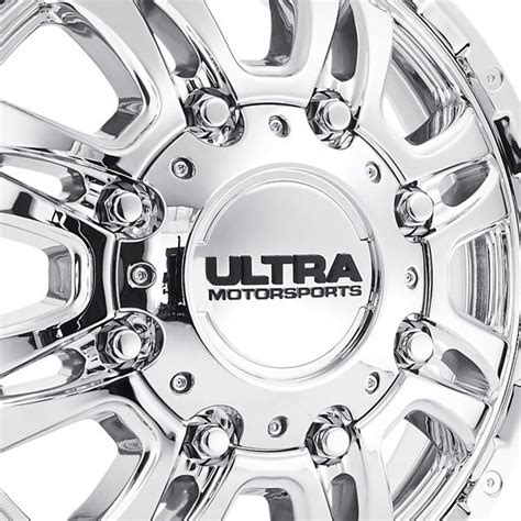 Ultra 049c Predator Dually Front Chrome Plated Wheels