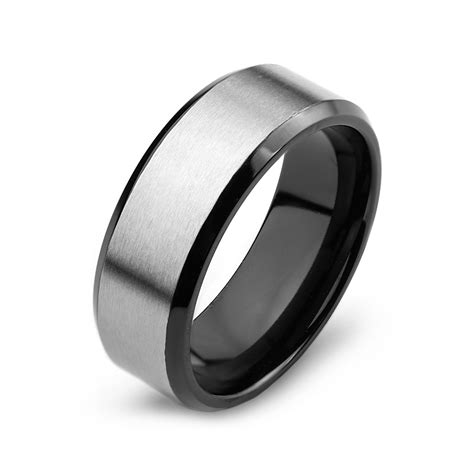 Brushed Titanium Ring Size 7 Crucible Touch Of Modern