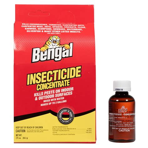 Bengal Insecticide Concentrate, 2 oz. Indoor and Outdoor, Ant, Roach ...