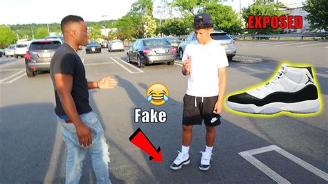 You Wearing Fake Jordans Sneakers Exposed Youtube