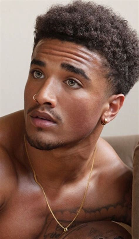 Male Model Face Black Men Hairstyles Black Male Models