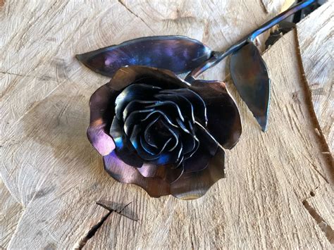 Steel Rose Forever Rose Metal Art Mind Bending Metal Art