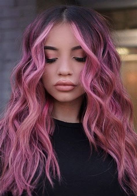 Fresh Pink Hair Colors And Hairstyles For Long Hair In 2020 Long Pink