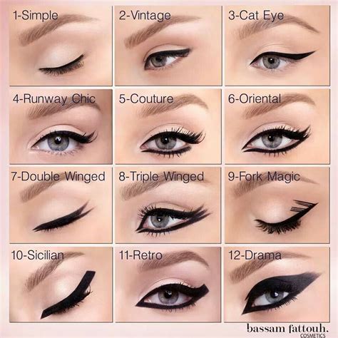 eye liner styles eyeliner designs different eyeliner looks how to apply eyeliner