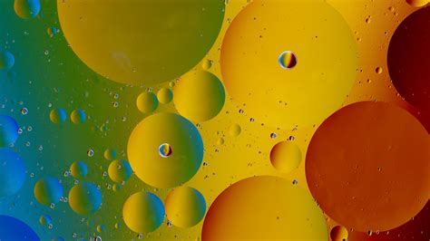 Download Wallpaper 2560x1440 Abstraction Circles Bubbles Gradient