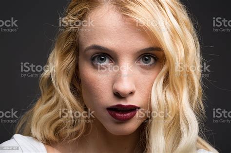 Portrait Of Blonde Woman Stock Photo Download Image Now 20 24 Years