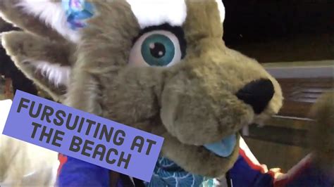 Fursuiting At The Beach 2019 Youtube