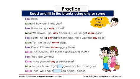 English Grade 5 Lesson 3 Grammar Youtube