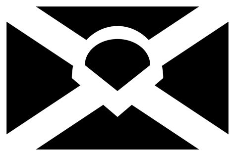 Black And White Flag Concept Vexillology